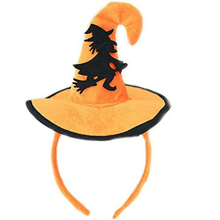 Black Halloween Christmas Witch Cap Hat Star Party Props Hair Clips Headband